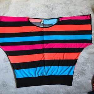 Stripped Colorful Blouse